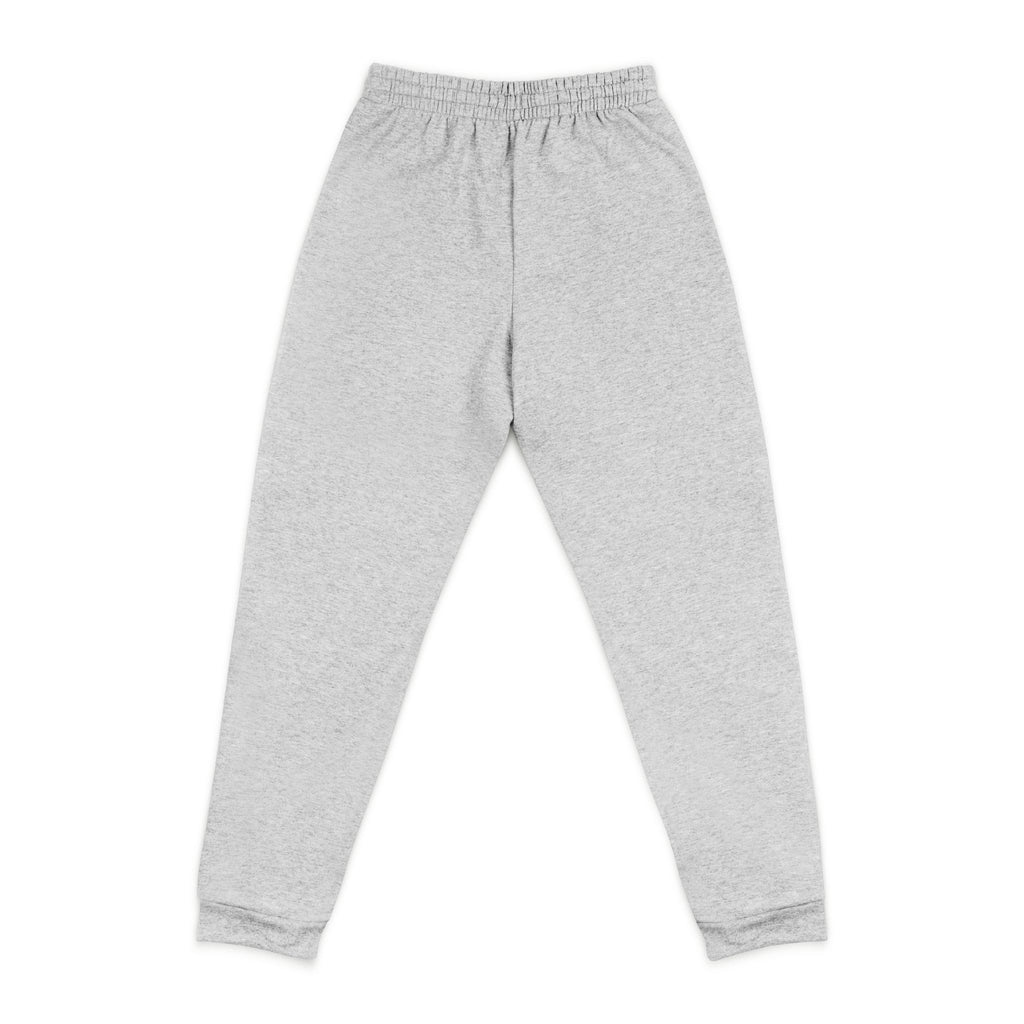 Embroidered Tiger Joggers — Cozy Dark Charcoal Sweatpants with Small Chest Patch